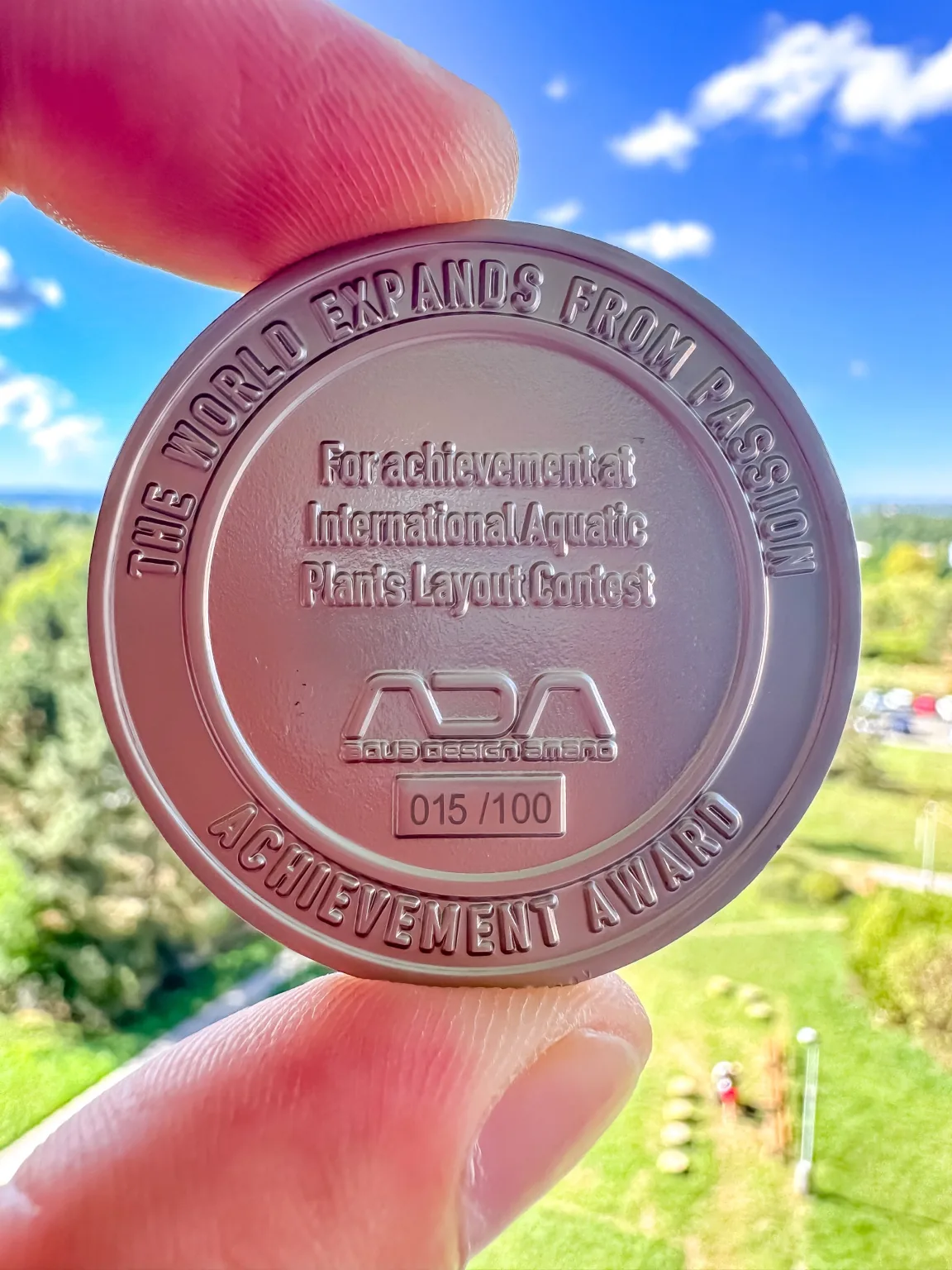 Zadní strana medaile IAPLC 2023